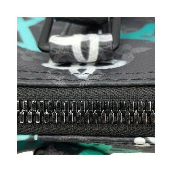 Pre Loved Louis Vuitton Keepall Bandouliere Graffiti handbag Women Black - Picture 6 of 8